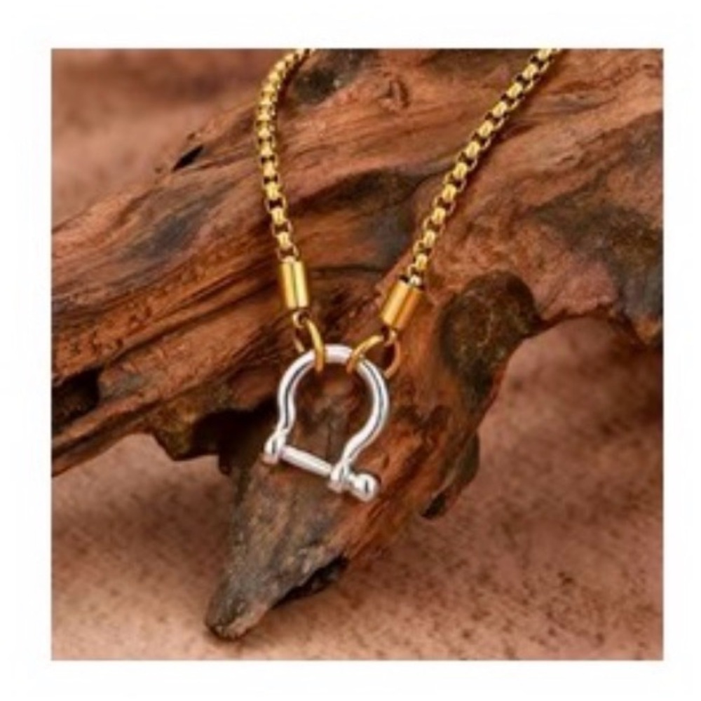 ♥️ Gold and Silver Chain Necklace - Picture 4 of 8